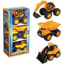 Afbeelding in Gallery-weergave laden, Teamsterz Tough Trucks JCB Explore - set 3 werfvoertuigen