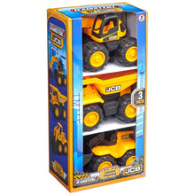 Afbeelding in Gallery-weergave laden, Teamsterz Tough Trucks JCB Explore - set 3 werfvoertuigen