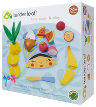 Afbeelding in Gallery-weergave laden, Tender Leaf Toys snijplankje Tropisch fruit