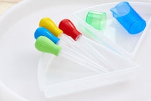Afbeelding in Gallery-weergave laden, Tickit Jumbo Meetpipetten - set 4 stuks (rood, geel, blauw, groen) / 73131