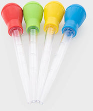 Afbeelding in Gallery-weergave laden, Tickit Jumbo Meetpipetten - set 4 stuks (rood, geel, blauw, groen) / 73131