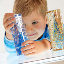 Afbeelding in Gallery-weergave laden, Tickit Sensorische Glitter Storm-Set 3 stuks (blauw, goud, zilver)