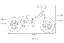 Afbeelding in Gallery-weergave laden, Trybike Steel loopfiets Vintage Groen