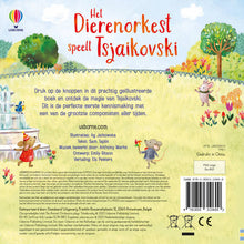 Afbeelding in Gallery-weergave laden, Usborne muziekboek - Het dierenorkest speelt Tsjaikovski