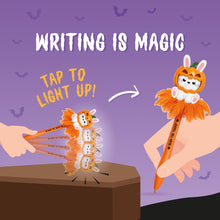 Afbeelding in Gallery-weergave laden, Legami Halloween - Light-up Ballpoint Pen - Pumpkin Bunny - Writing is Magic