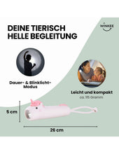 Afbeelding in Gallery-weergave laden, Winkee dieren zaklamp - Unicorn Eenhoorn