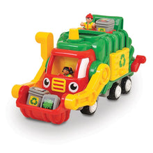 Afbeelding in Gallery-weergave laden, WOW Toys Flip 'n' Tip Fred Recycling, vuilniswagen