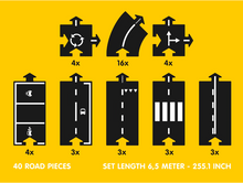 Afbeelding in Gallery-weergave laden, WaytoPlay - King of the Road - 40 wegdelen