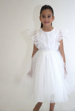 Afbeelding in Gallery-weergave laden, Yuko B. prachtige jurk Clara wit - maat 6-8 jaar/130 cm