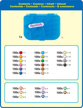 Afbeelding in Gallery-weergave laden, Aquabeads navulling mega parelset 2400 stuks in handige sorteerkoffer - 31502
