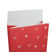 Afbeelding in Gallery-weergave laden, Migros kerst cadeautasjes rood/wit - 22,5 cm hoog - set 6 stuks