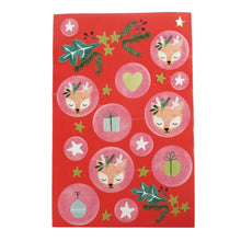 Afbeelding in Gallery-weergave laden, Migros kerst cadeautasjes rood/wit - 22,5 cm hoog - set 6 stuks