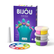 Afbeelding in Gallery-weergave laden, Hey Clay 31003 - Bijou Alien ringen - 3 potjes klei
