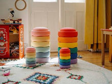 Afbeelding in Gallery-weergave laden, Stapelstein® Original Mini Rainbow Pastel - set 6 stuks