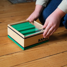 Afbeelding in Gallery-weergave laden, Millie Luyten Vercauteren ❤️ Kapla 40 plankjes Groen (in kistje)
