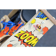 Afbeelding in Gallery-weergave laden, Kinderfeets houten loopfiets retro serie - Superhero