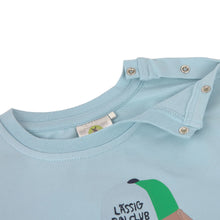 Afbeelding in Gallery-weergave laden, Lässig kinder sweater GOTS hond zachtblauw - maat 74/80