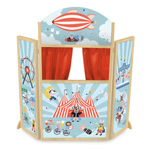 Afbeelding in Gallery-weergave laden, Vilac 8557 Circus theater - houten poppenkast - Michelle Carlslund