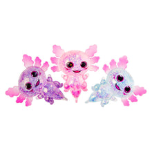Afbeelding in Gallery-weergave laden, Squeeze axolotl glitter 9 cm - Squezziez Suger Axolotl