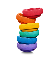 Afbeelding in Gallery-weergave laden, Stapelstein® Original Mini Rainbow Classic - set 6 stuks