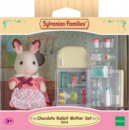 Sylvanian Families Chocolade Moeder Konijn + koelkast - 5014/220