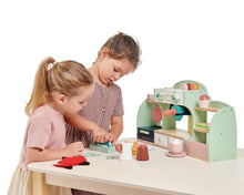 Afbeelding in Gallery-weergave laden, Tender Leaf Toys Café Birds Nest - houten speelcafe / koffieshop Vogelnestje