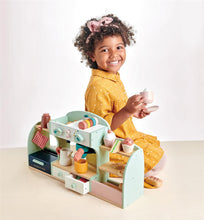 Afbeelding in Gallery-weergave laden, Tender Leaf Toys Café Birds Nest - houten speelcafe / koffieshop Vogelnestje