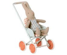 Afbeelding in Gallery-weergave laden, Maileg metalen buggy sky blue / luchtblauw 11-1105-00
