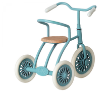 Afbeelding in Gallery-weergave laden, Maileg Abri à tricycle, driewieler voor muizen - Petrol blauw 11-3104-00