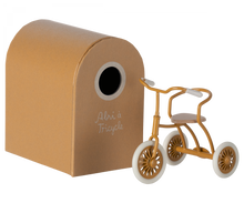 Afbeelding in Gallery-weergave laden, Maileg Abri à tricycle, driewieler voor muizen - oker 11-3104-02