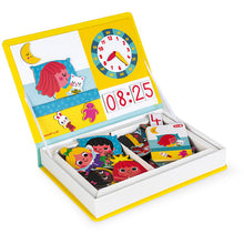 Afbeelding in Gallery-weergave laden, Janod Magneti'book ik leer de klok lezen Magnetibook - J02724