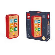 Afbeelding in Gallery-weergave laden, Janod Sonore houten telefoon GSM met geluid - J05334