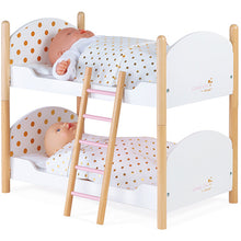 Afbeelding in Gallery-weergave laden, Adalind De Wachter 🩷 Janod Candy Chic houten poppen stapelbed - J05887