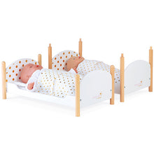 Afbeelding in Gallery-weergave laden, Adalind De Wachter 🩷 Janod Candy Chic houten poppen stapelbed - J05887