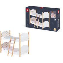Afbeelding in Gallery-weergave laden, Adalind De Wachter 🩷 Janod Candy Chic houten poppen stapelbed - J05887