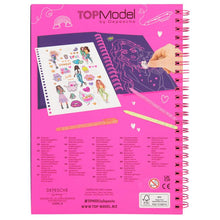 Afbeelding in Gallery-weergave laden, Depesche Topmodel NEON Doodle kleurboek met neon stiften - 11932_A