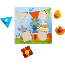 Afbeelding in Gallery-weergave laden, Haba inlegpuzzel Muizenfeest verjaardag - 305205