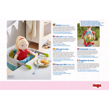 Afbeelding in Gallery-weergave laden, Haba tafelstoeltje Zomerweide voor poppen - 305981