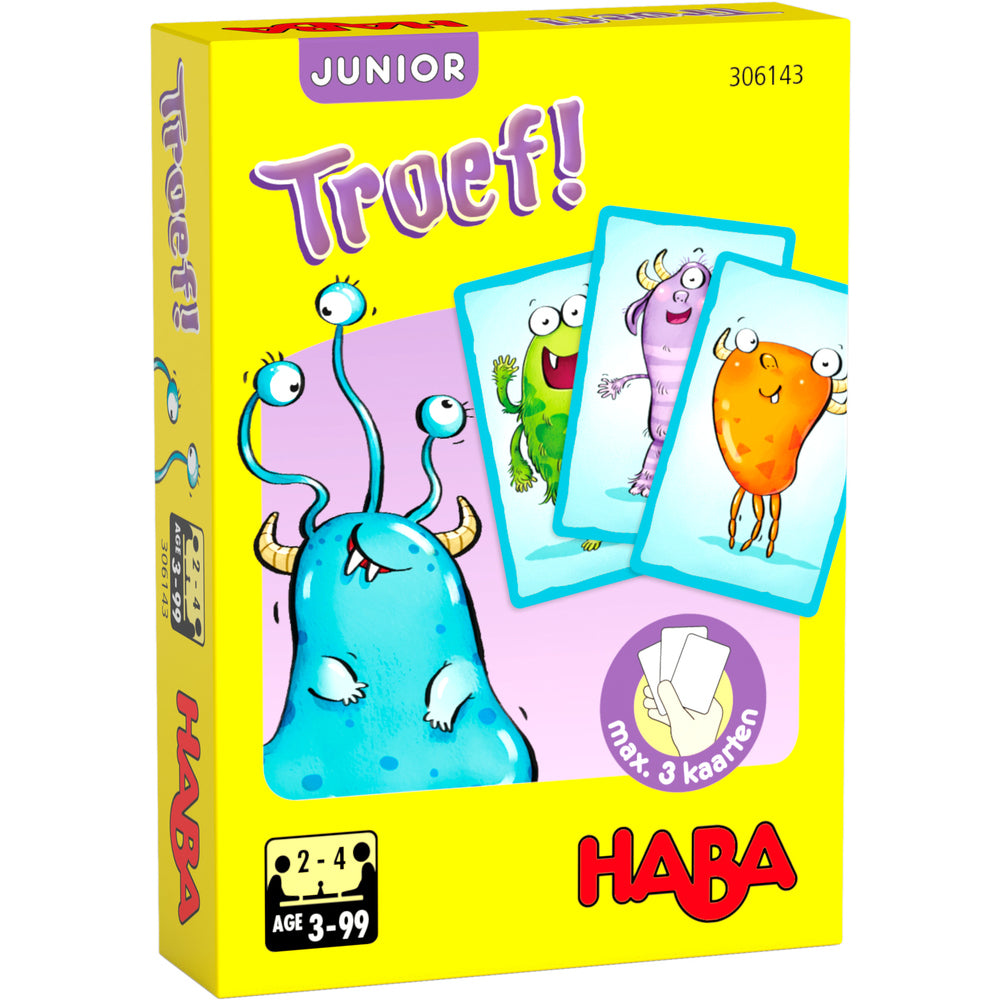 Haba junior kaartspel 3+ Troef Monsteralarm! - 306143