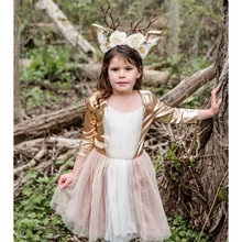 Afbeelding in Gallery-weergave laden, Great Pretenders verkleedjurk Woodland Deer Bos hertje, maat 7-8 jaar