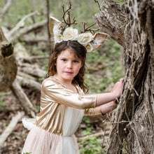 Afbeelding in Gallery-weergave laden, Great Pretenders verkleedjurk Woodland Deer Bos hertje, maat 7-8 jaar