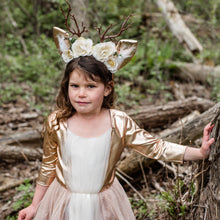 Afbeelding in Gallery-weergave laden, Great Pretenders verkleedjurk Woodland Deer Bos hertje, maat 7-8 jaar