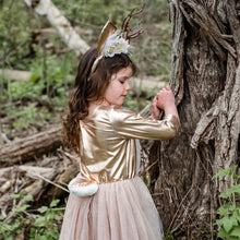 Afbeelding in Gallery-weergave laden, Great Pretenders verkleedjurk Woodland Deer Bos hertje, maat 7-8 jaar