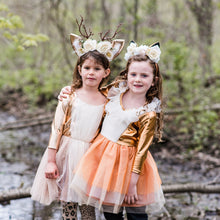 Afbeelding in Gallery-weergave laden, Great Pretenders verkleedjurk Woodland Deer Bos hertje, maat 7-8 jaar