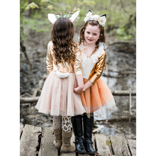 Afbeelding in Gallery-weergave laden, Great Pretenders verkleedjurk Woodland Deer Bos hertje, maat 7-8 jaar