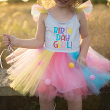 Afbeelding in Gallery-weergave laden, Great Pretenders verkleedjurk Birthday Girl jurk met haarband, maat 3-4 jaar