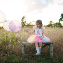 Afbeelding in Gallery-weergave laden, Great Pretenders verkleedjurk Birthday Girl jurk met haarband, maat 3-4 jaar