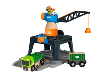 Afbeelding in Gallery-weergave laden, Brio 33962 Smart Tech Container Crane - container kraan treinset