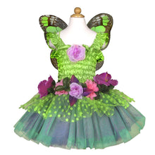 Afbeelding in Gallery-weergave laden, Great Pretenders verkleedjurk Fairy Blooms Deluxe groen, maat 3/4 jaar -36603