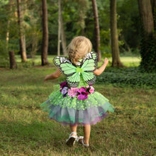 Afbeelding in Gallery-weergave laden, Great Pretenders verkleedjurk Fairy Blooms Deluxe groen, maat 3/4 jaar -36603